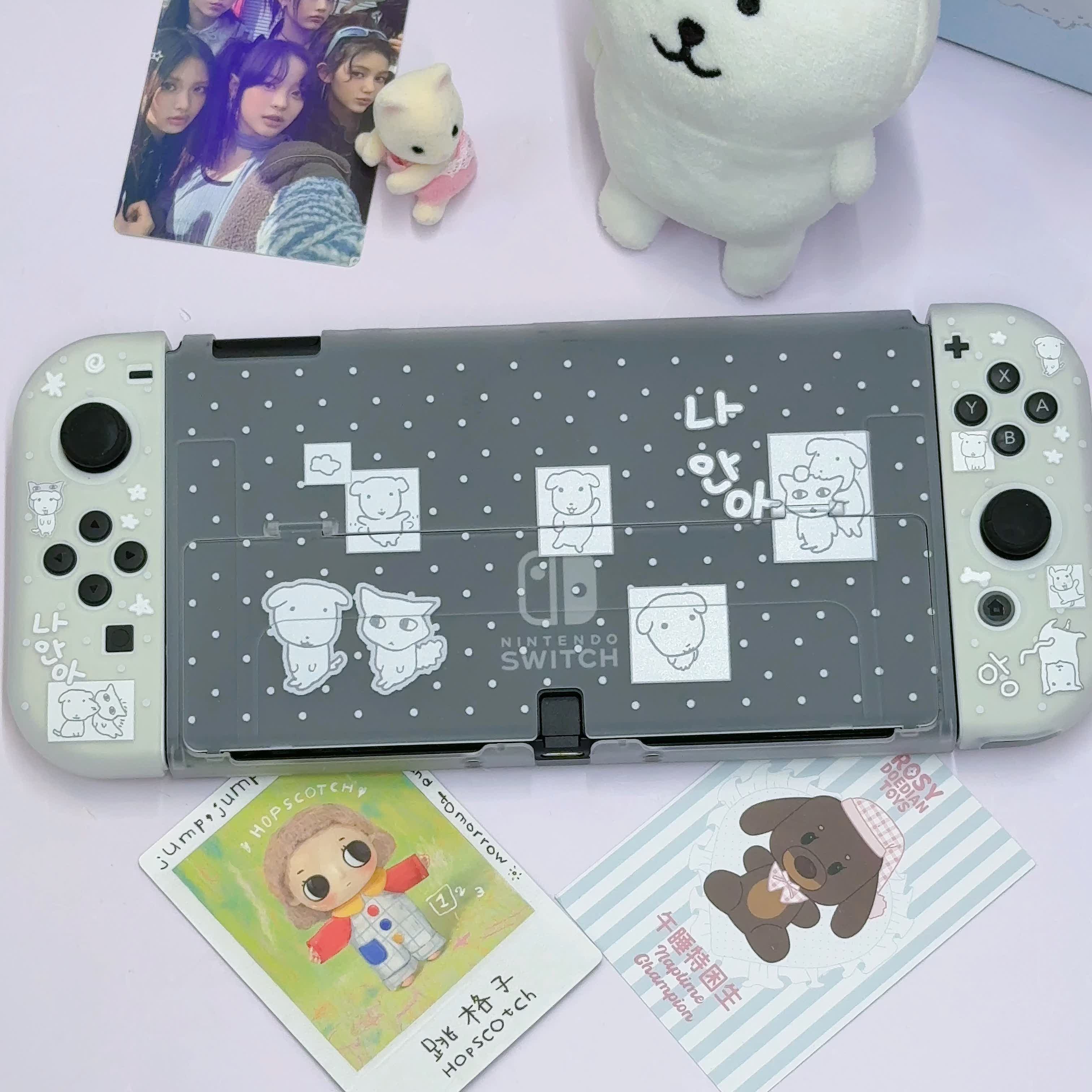 Gaming Console Cartoon - Etui z motywem kreskówkowym na Nintendo