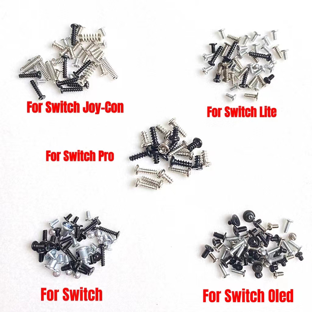 Nintendo Console Switch Oled - 1 zestaw śrub do obudowy konsoli