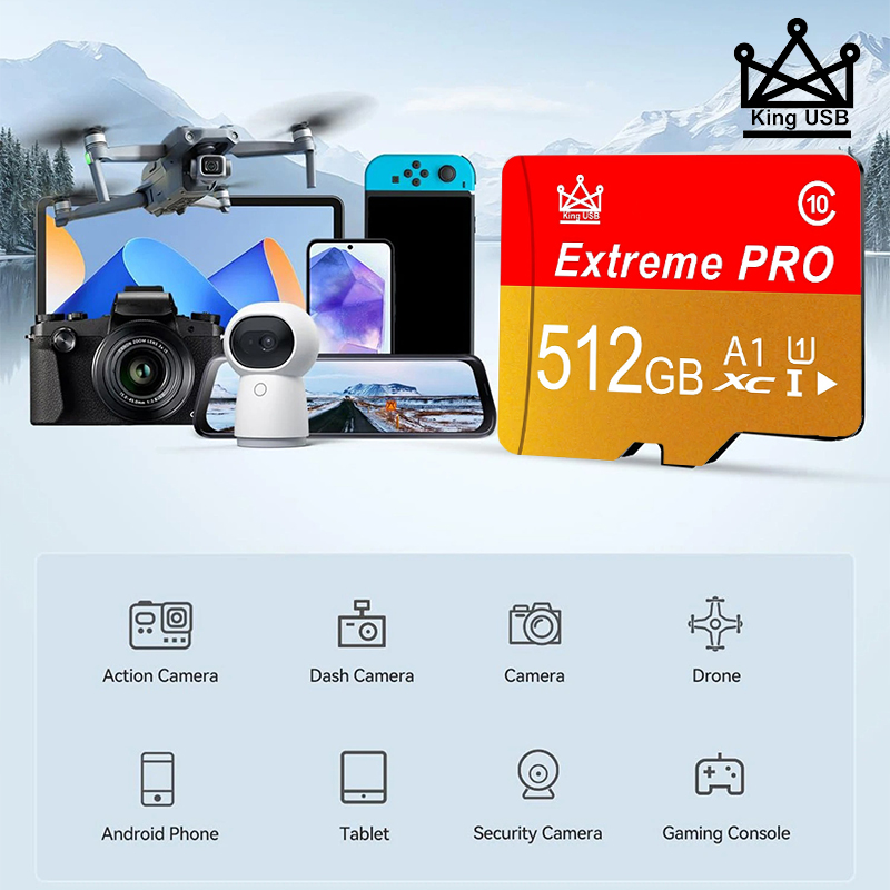 Gaming Console And Monitor - Niezawodna karta pamięci 256GB Micro TF