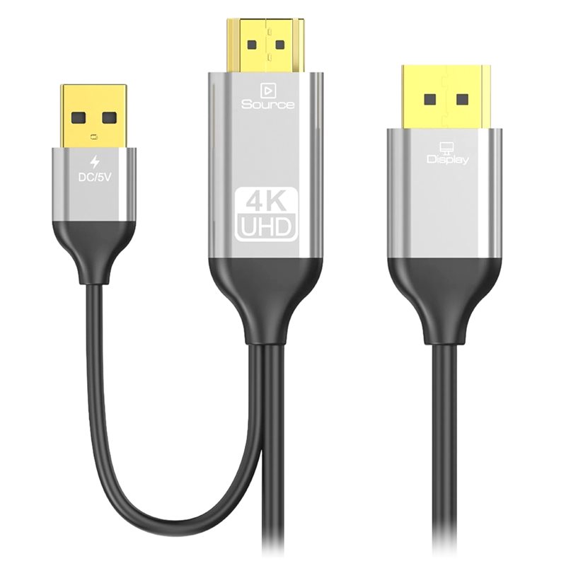 Gaming Console And Monitor - Kabel konwertera B03B kompatybilny z DP
