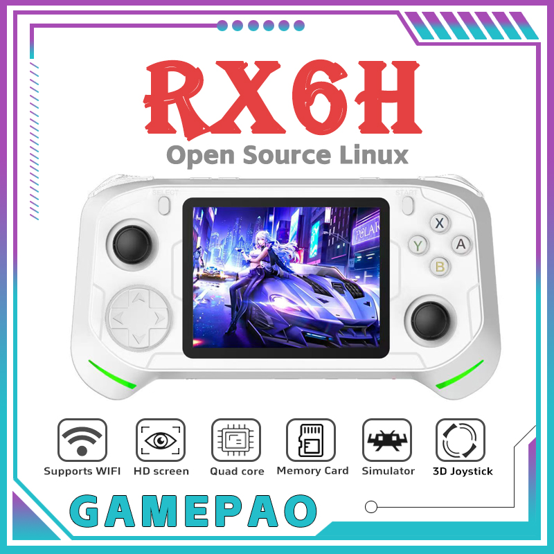 Konsola do gier retro RX6H z s – Gaming Console Linux recenzja i cena