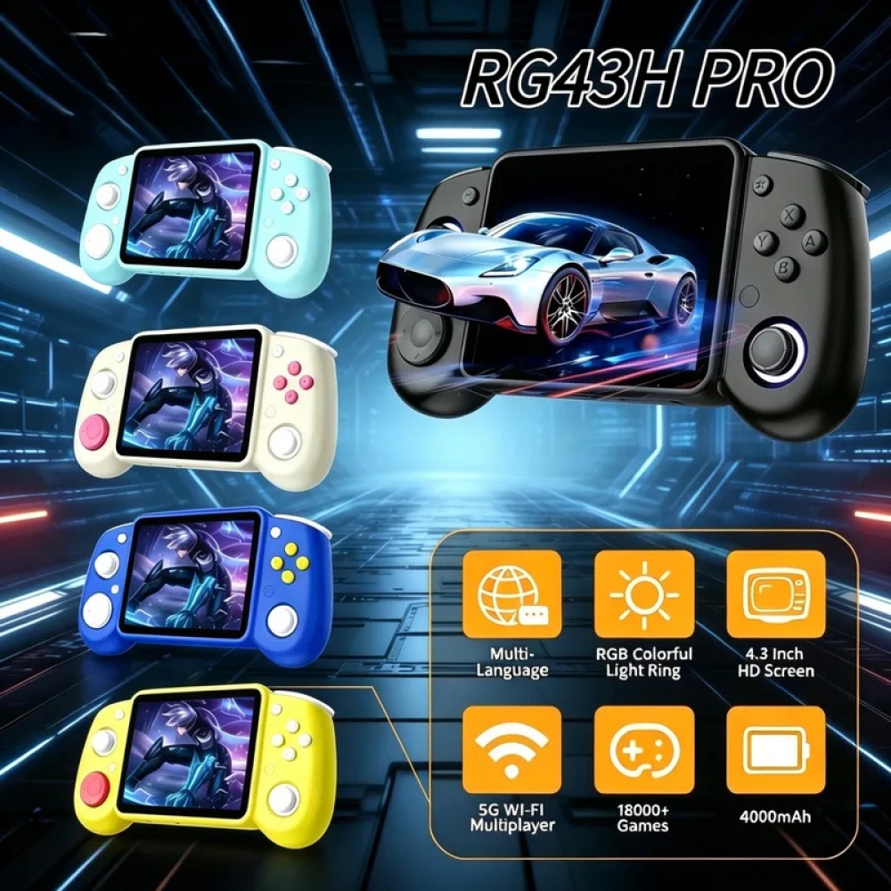 RG43H Pro Przenośna Retro Kons – Gaming Console Under 500 recenzja i cena