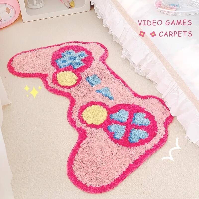 Dywan w kształcie konsoli do g – Gaming Console Cartoon recenzja i cena