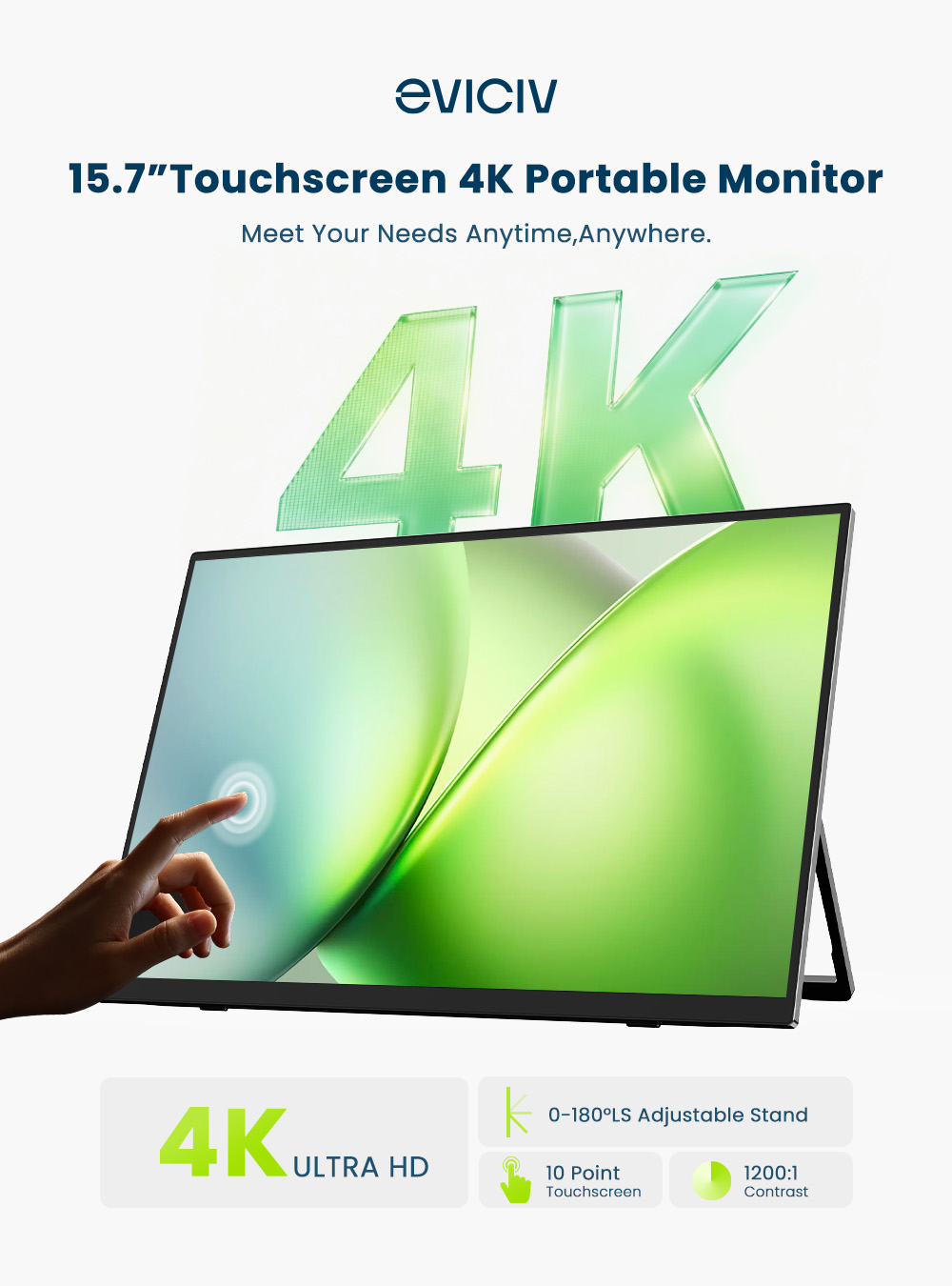 EVICIV 4K przenośny monitor 10 – Gaming Console And Monitor recenzja i cena