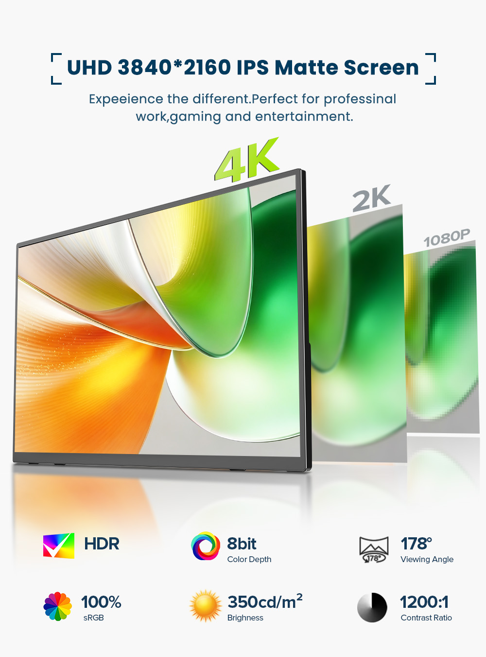 EVICIV 4K przenośny monitor 10 – Gaming Console And Monitor recenzja i cena